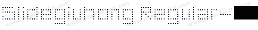 Slidegiuhong Regular字体转换